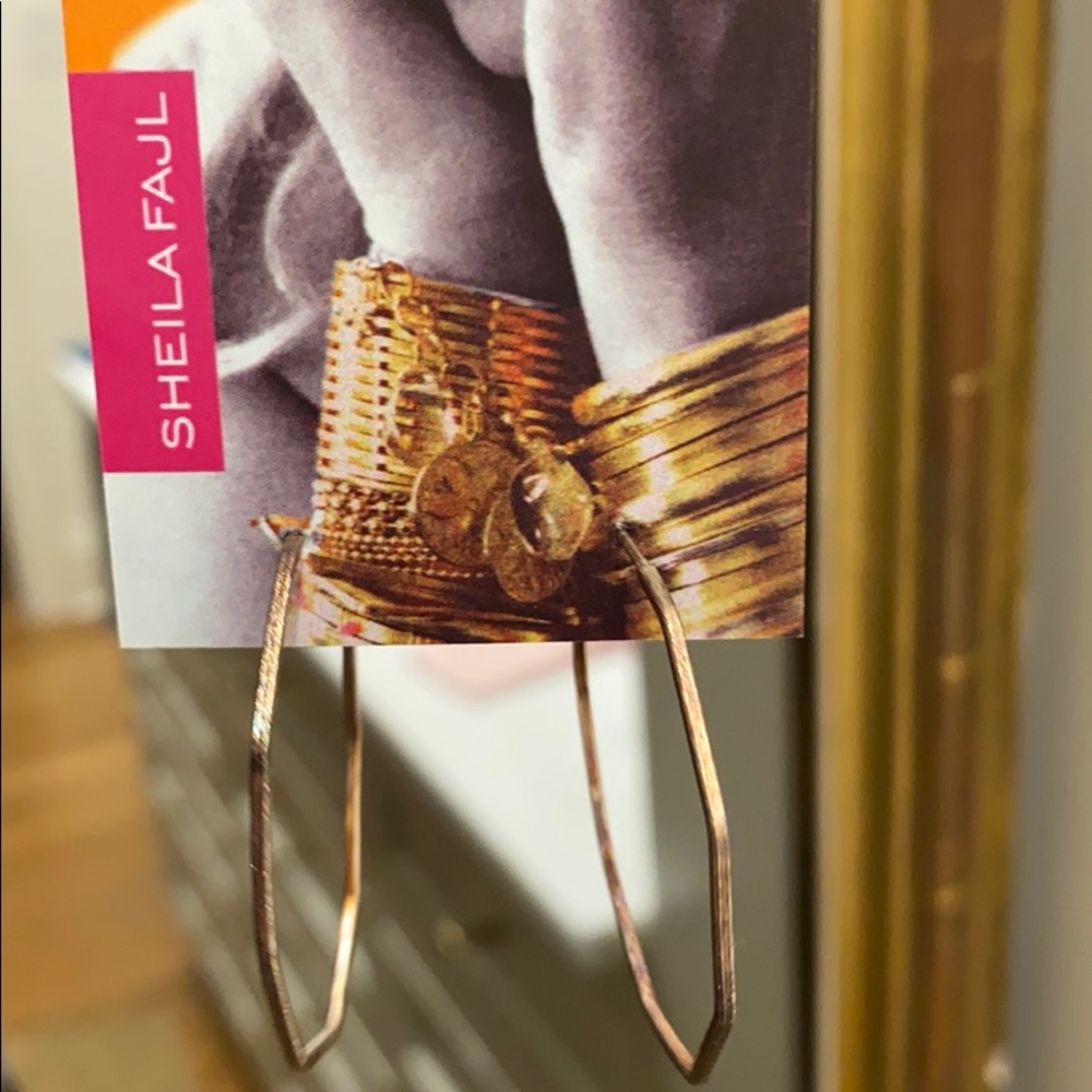 Sheila Fajl octagon hoop earrings